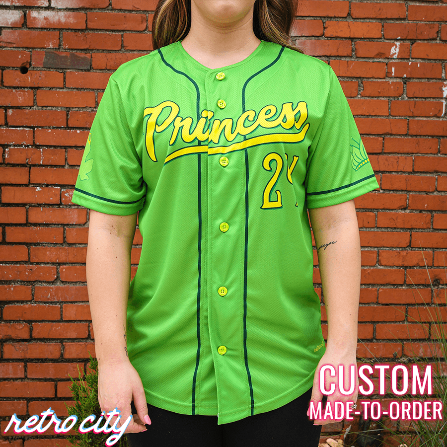 Baseball Jersey - Neon Green - Unisex