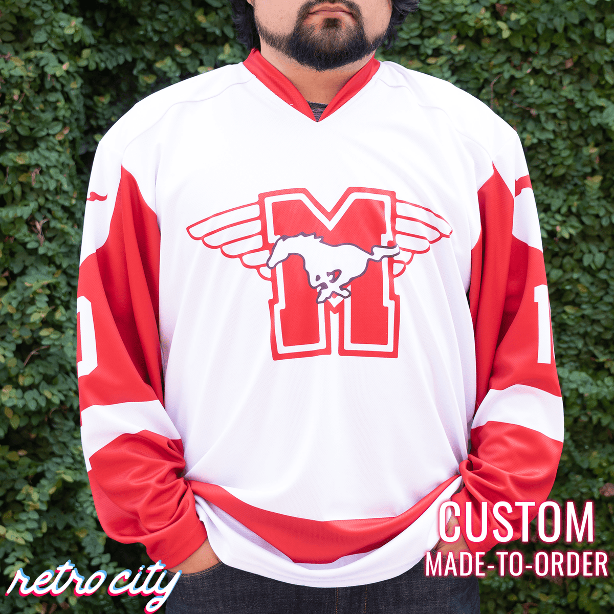 Hamilton Mustangs Dean Youngblood Hockey Jersey Sweater