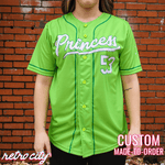 Tinkerbell Fairy Princess Disney Baseball Jersey Shirt