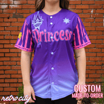 princess rapunzel tangled disney custom baseball jersey
