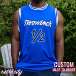 lil penny throwback orlando magic basketball jersey (blue)