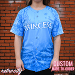 princess elsa frozen disney movie custom baseball jersey