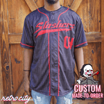 Jigsaw Billy Saw Slasher Series Full-Button Halloween Baseball Jersey Shirt
