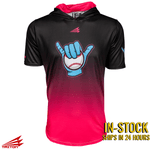 Baseball Dudes Pro Premier Short Sleeve Hoodie *IN-STOCK*