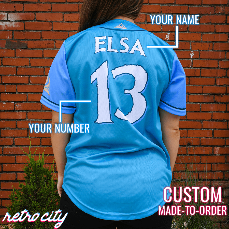 Queen Elsa Disney Baseball Jersey