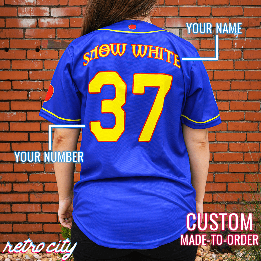 Snow White Princess Disney Baseball Jersey Shirt