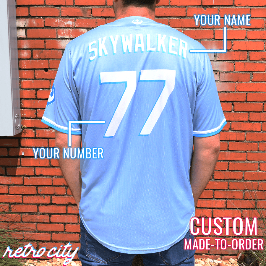 Planet Hoth Full-Button Custom Baseball Jersey