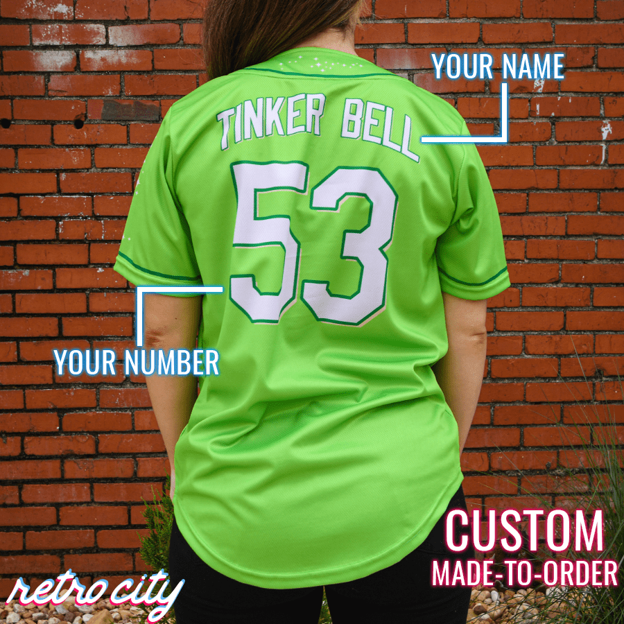 tinkerbell spirit jersey, tinkerbell jersey