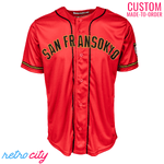 San Fransokyo Ninjas Hiro Hamada Big Hero 6 Red Baseball Jersey