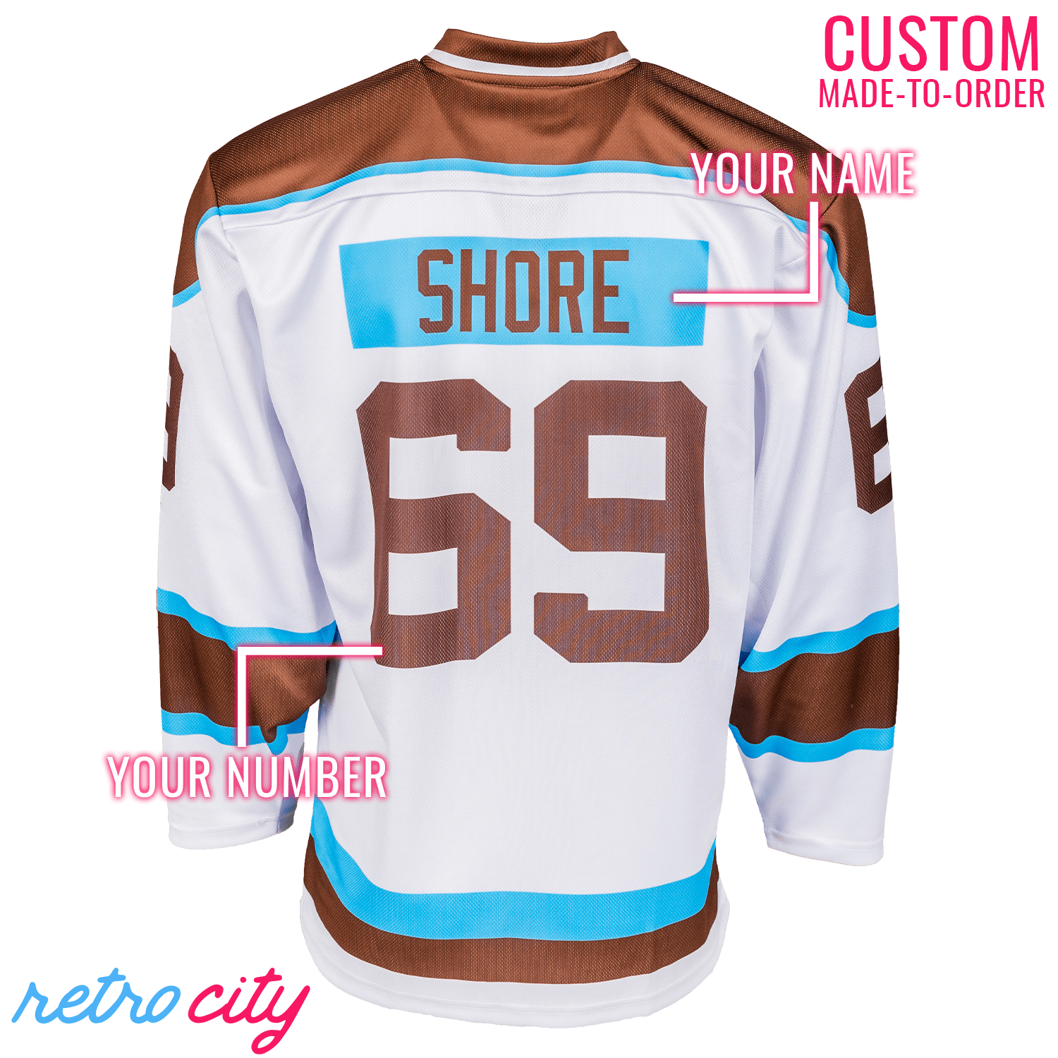 Sudbury Bulldogs White Hockey Jersey