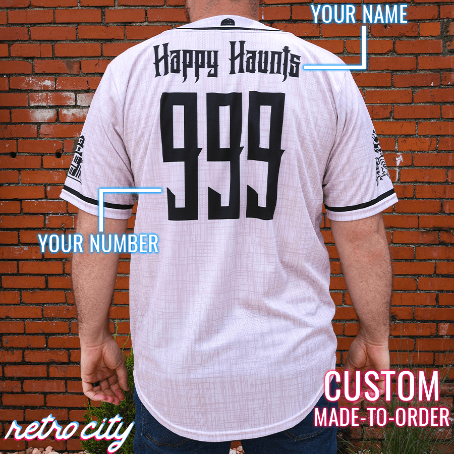 haunted mansion ride, hitchhikers jersey
