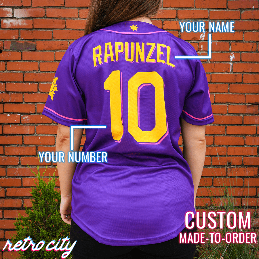 Princess Rapunzel Disney Tangled Baseball Jersey
