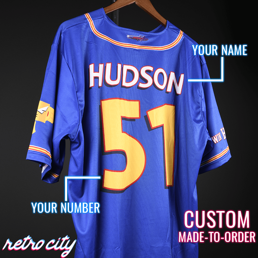 Fabulous Hudson Hornet Full-Button Baseball Jersey