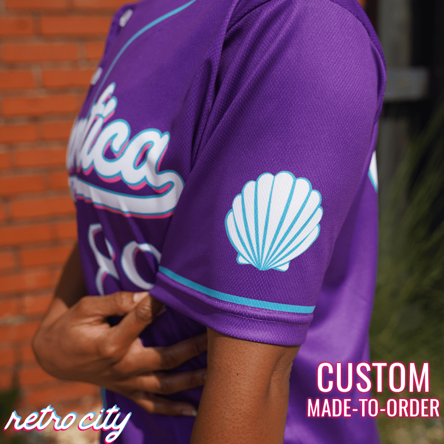 Atlantica Mermaid Princess Full-Button Baseball Jersey