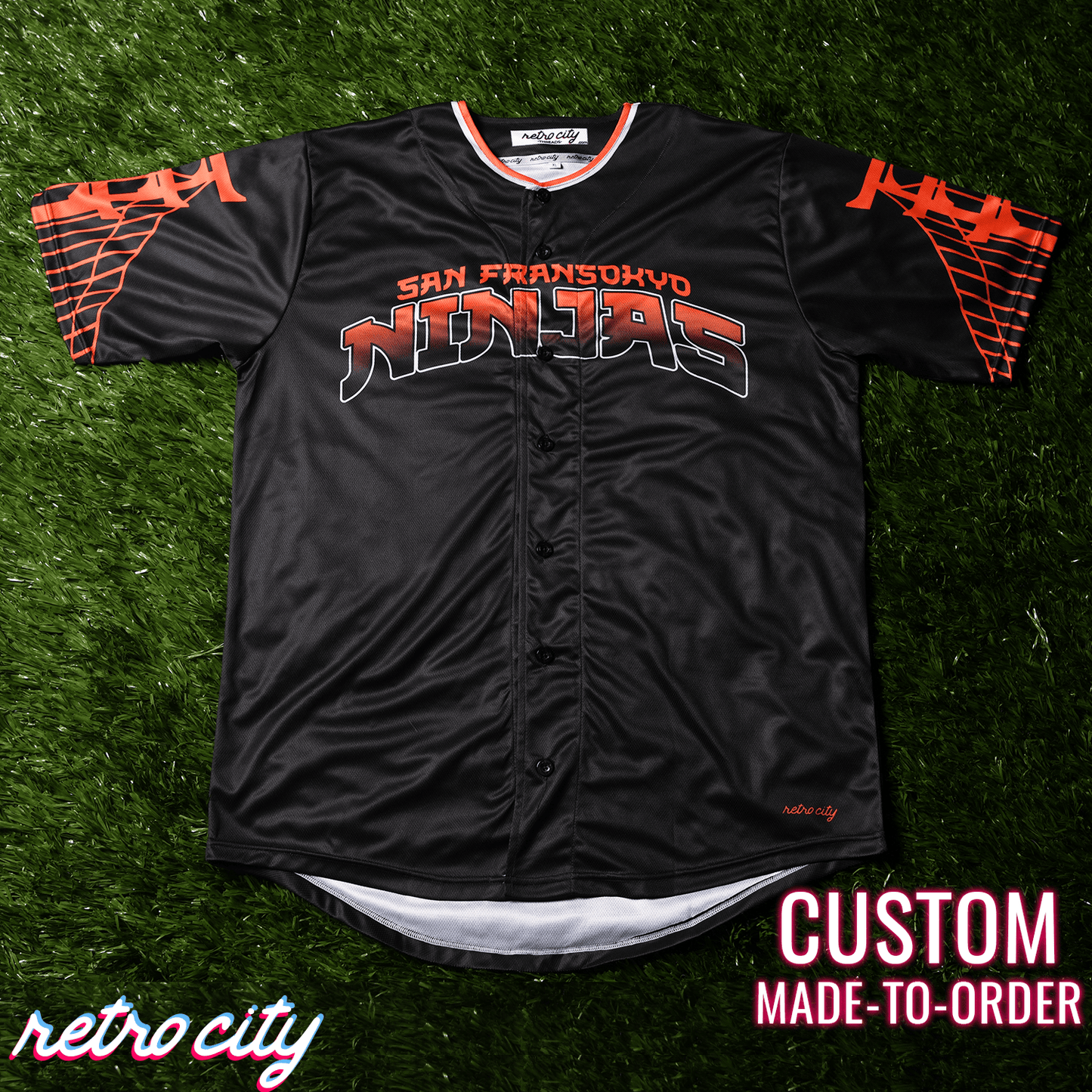San Fransokyo Ninjas Big Hero 6 Disney Baymax Black Baseball Jersey Shirt