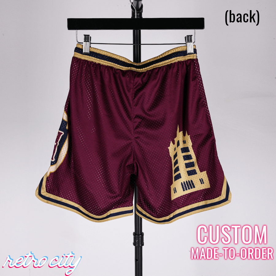 Hollywood Tower Hotel Retro Mesh Pocket Shorts *CUSTOM*