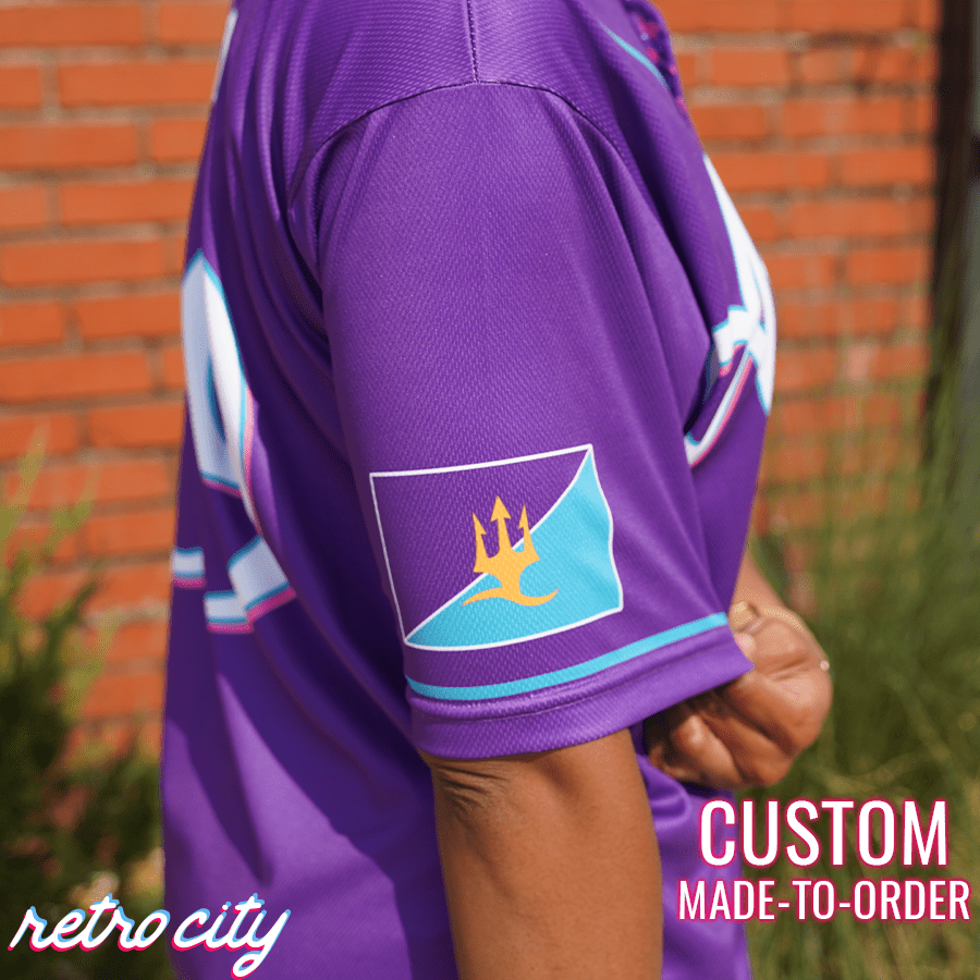 Atlantica Mermaid Princess Full-Button Baseball Jersey