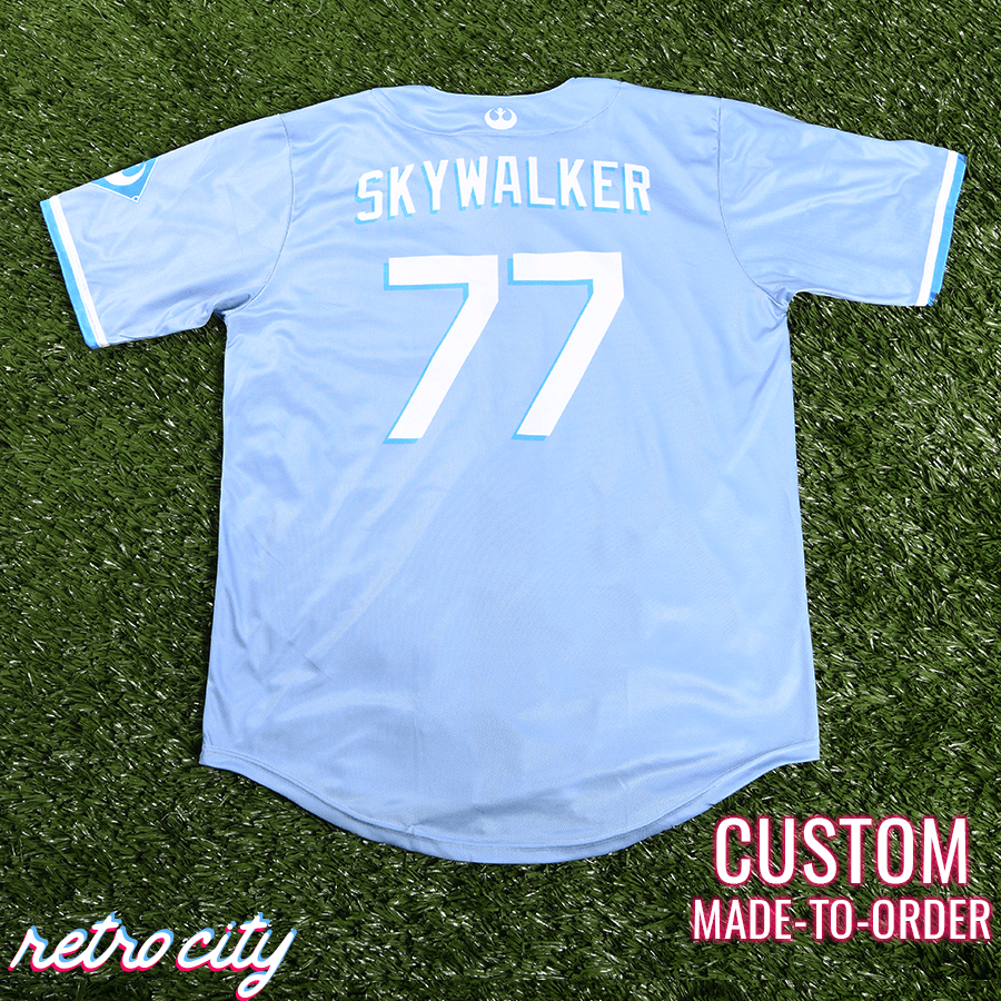 Planet Hoth Full-Button Custom Baseball Jersey