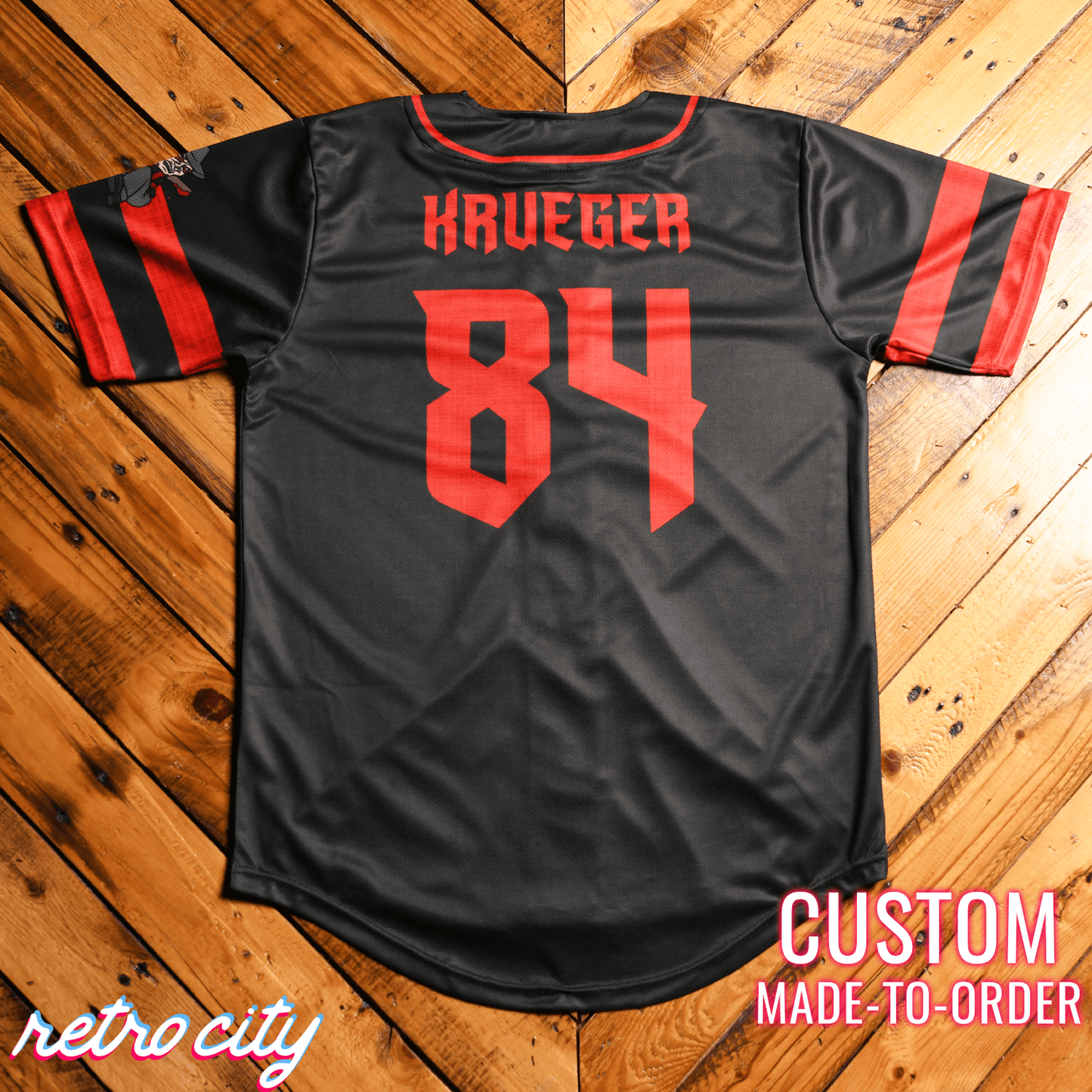 Freddy Slasher Series Full-Button Baseball Jersey