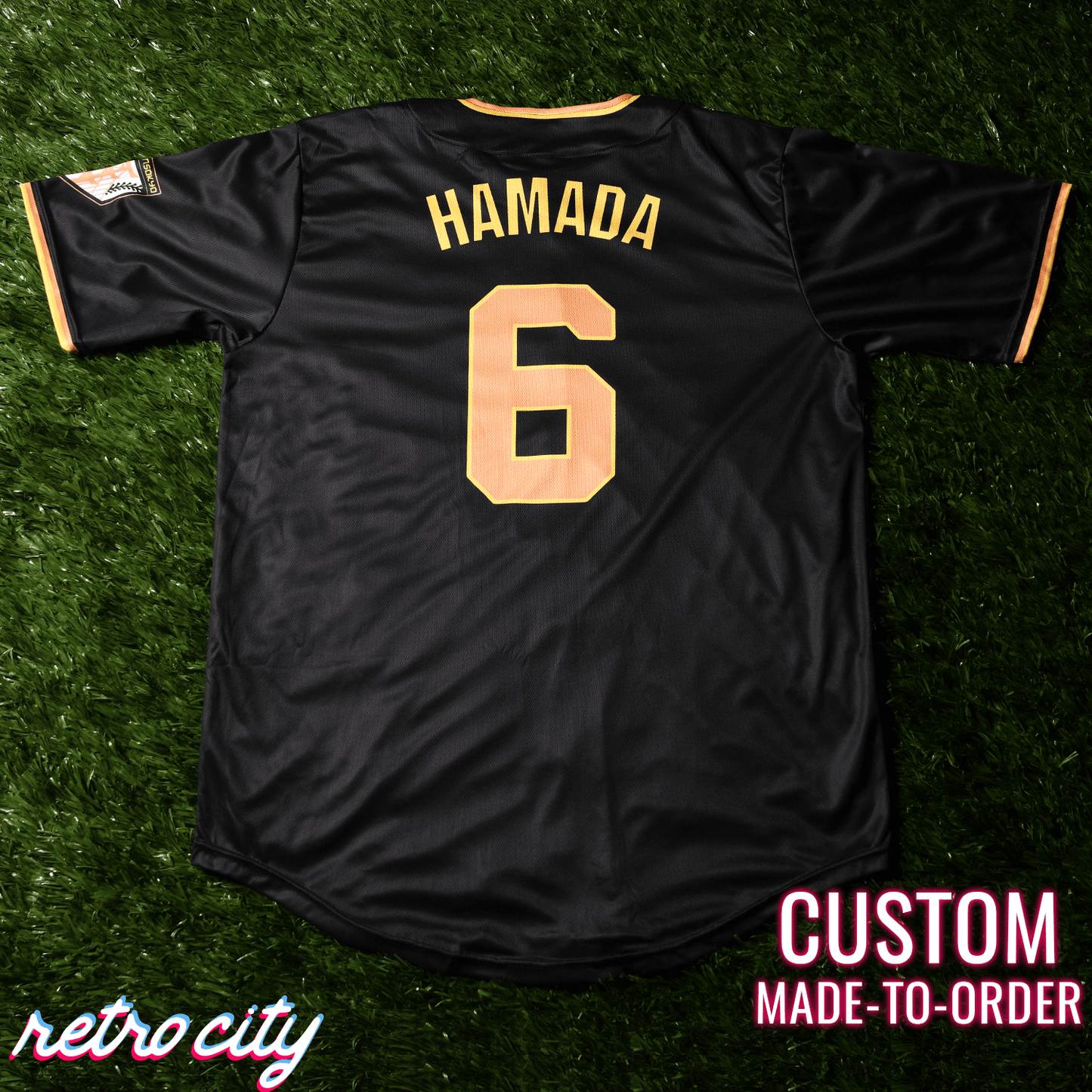 San Fransokyo Ninjas Full-Button Baseball Jersey J3