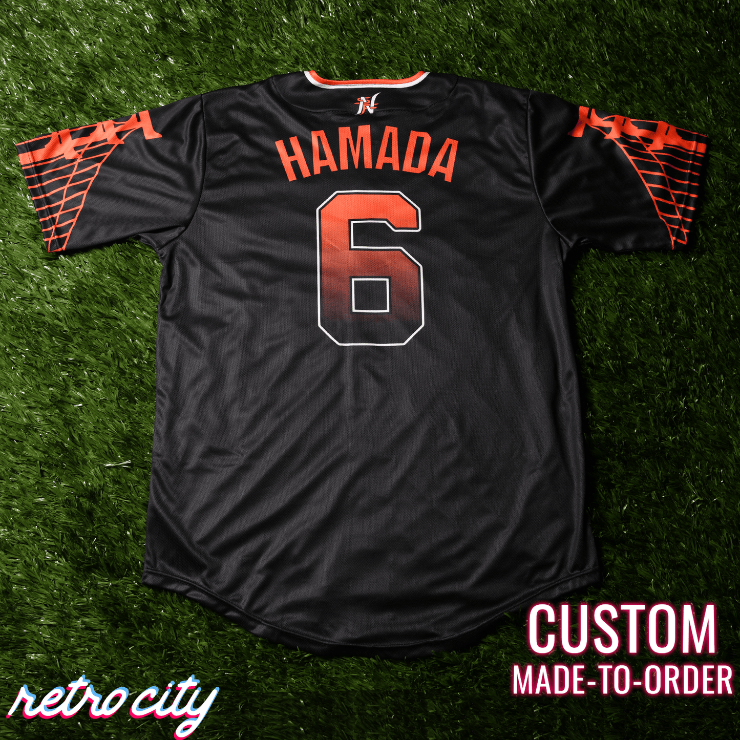 San Fransokyo Ninjas Full-Button Baseball Jersey J5