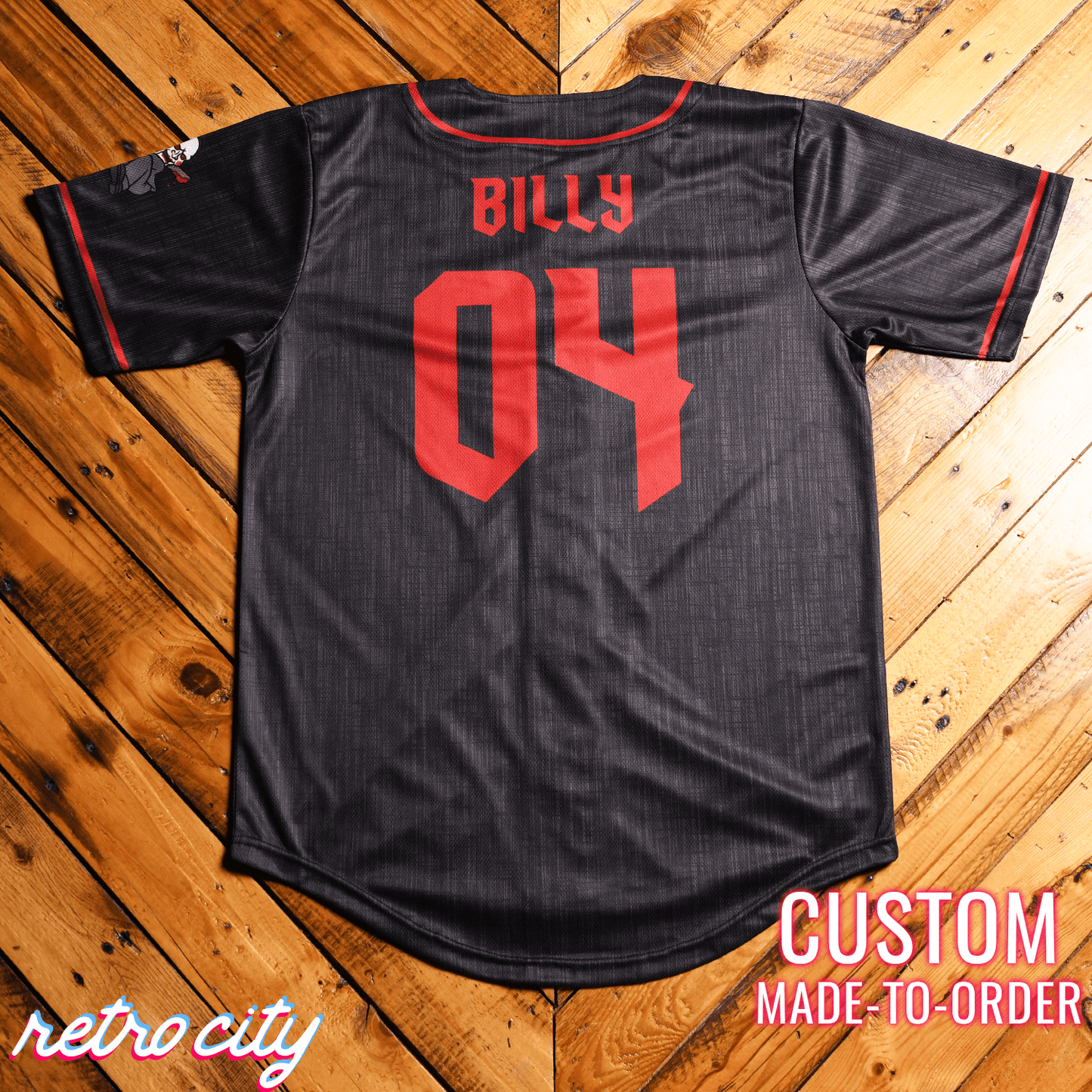 Billy Slasher Series Full-Button Baseball Jersey