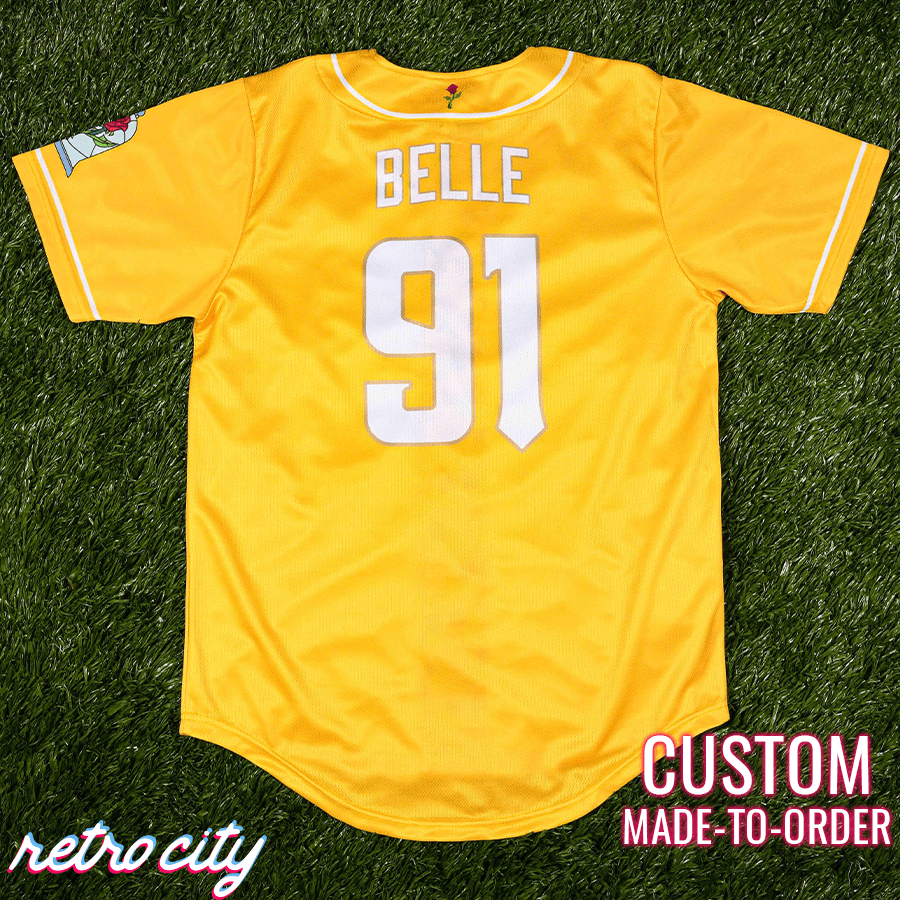 belle jersey, princess jersey, beauty and the beast belle