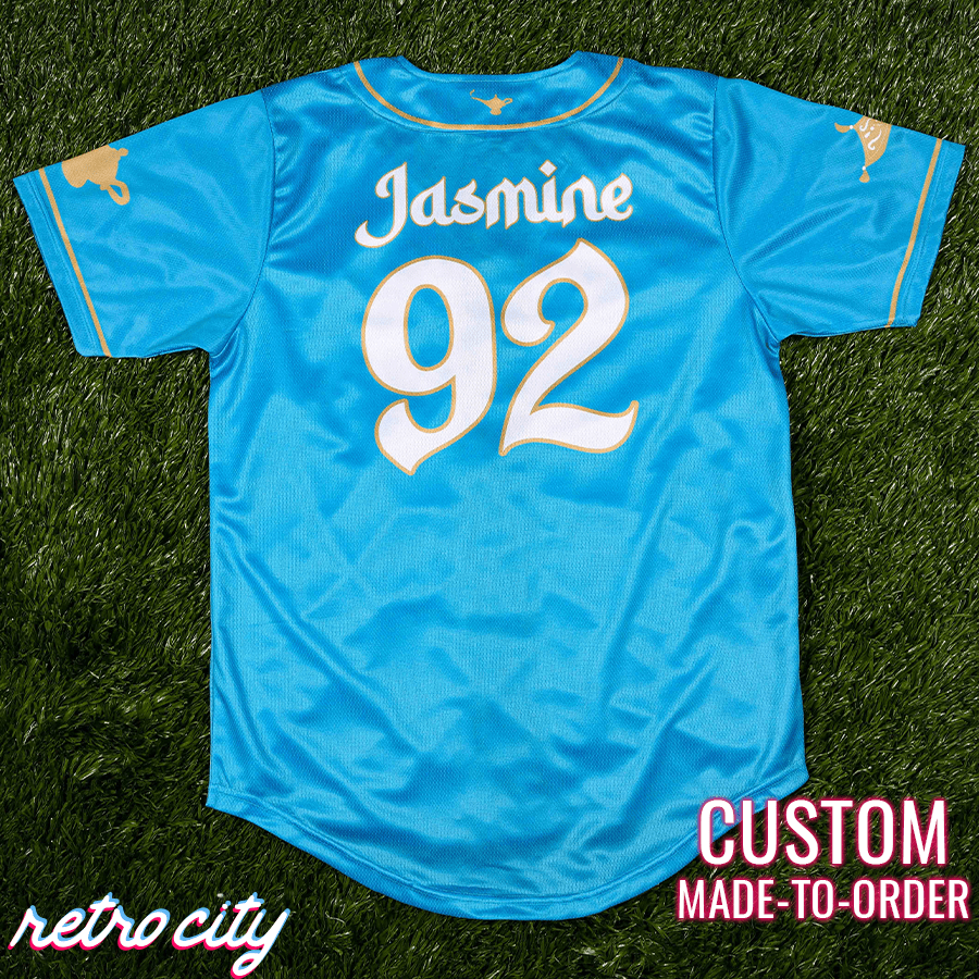 aladdin jersey, jasmine jersey