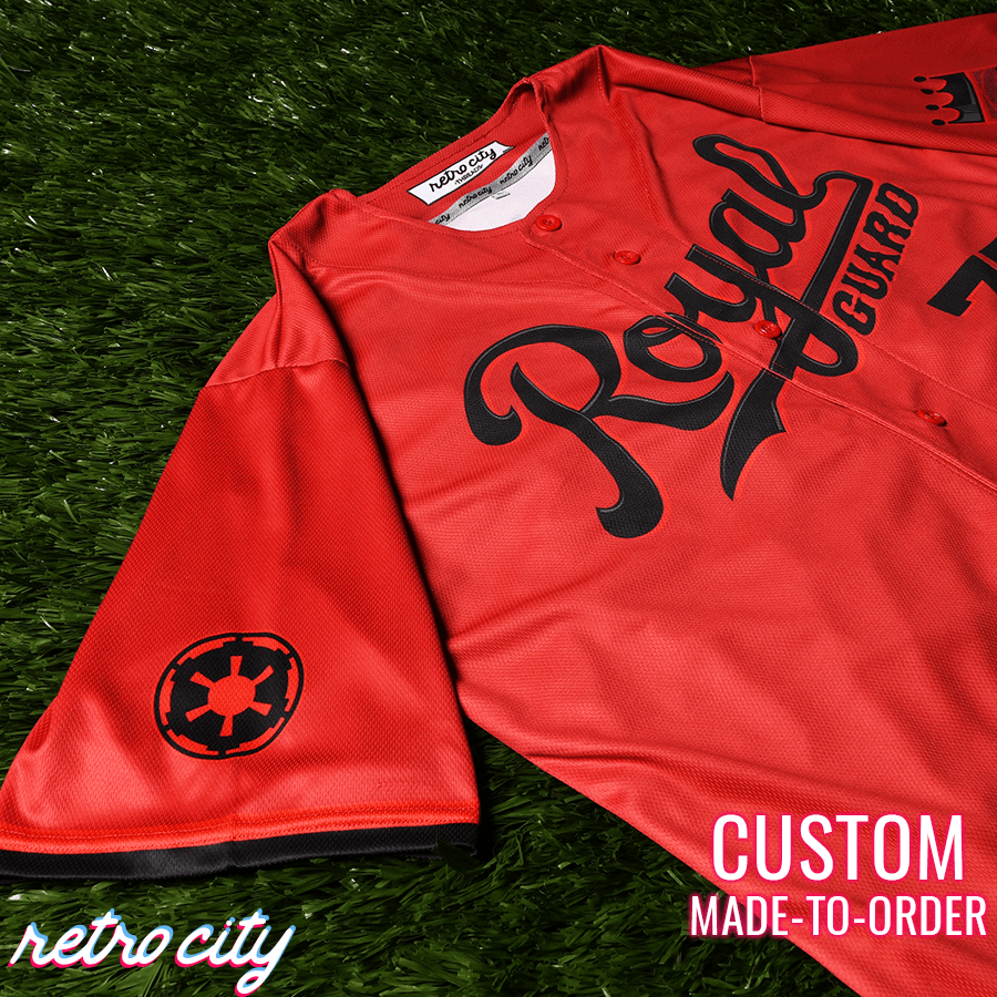 Royal Guard Dark Side Full-Button Baseball Jersey
