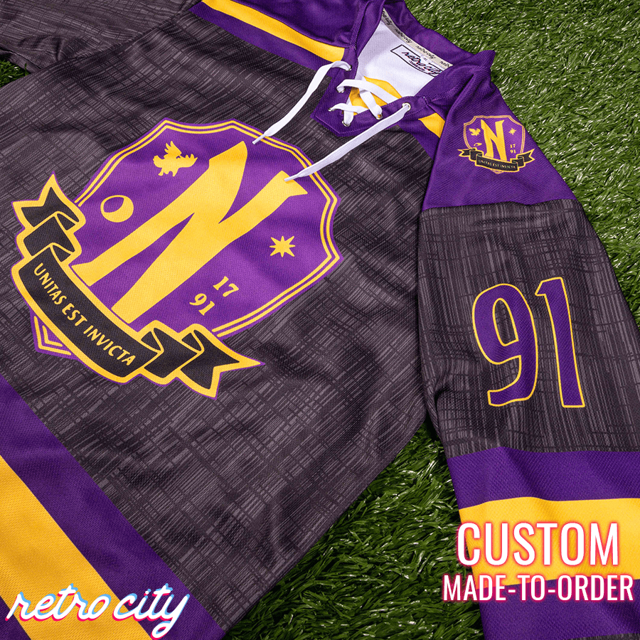Nevermore Academy Lace-Up Hockey Jersey Sweater