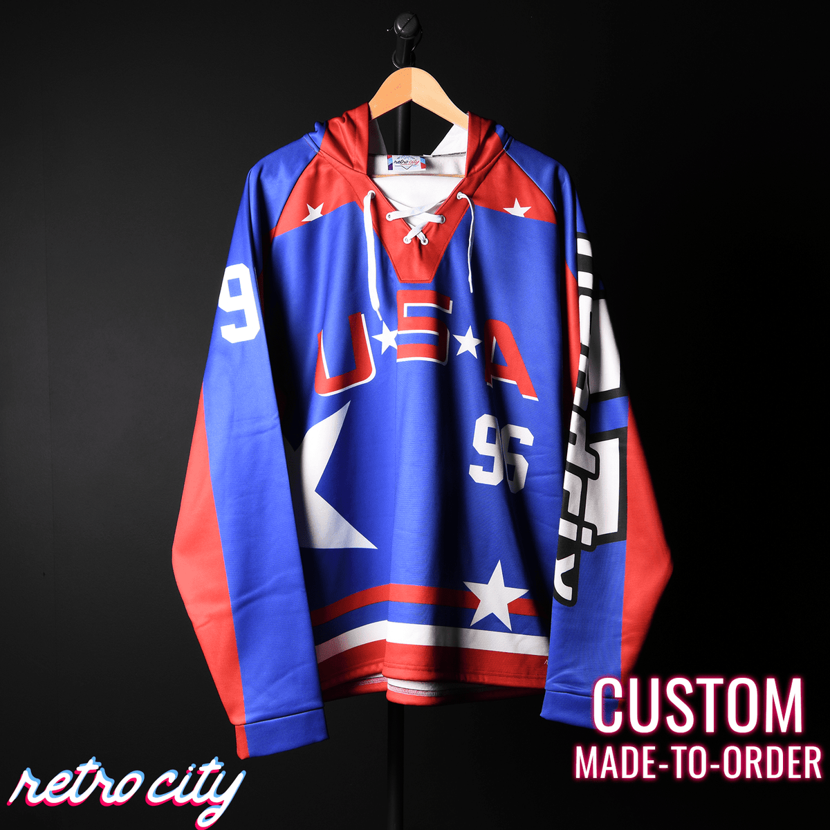 Mighty Ducks 2 Team USA Jersey Sweatshirt