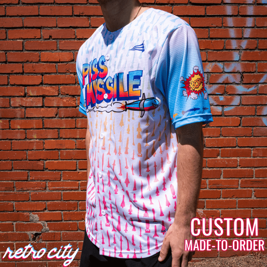 Piss Missile Lifestyle Baseball Jersey