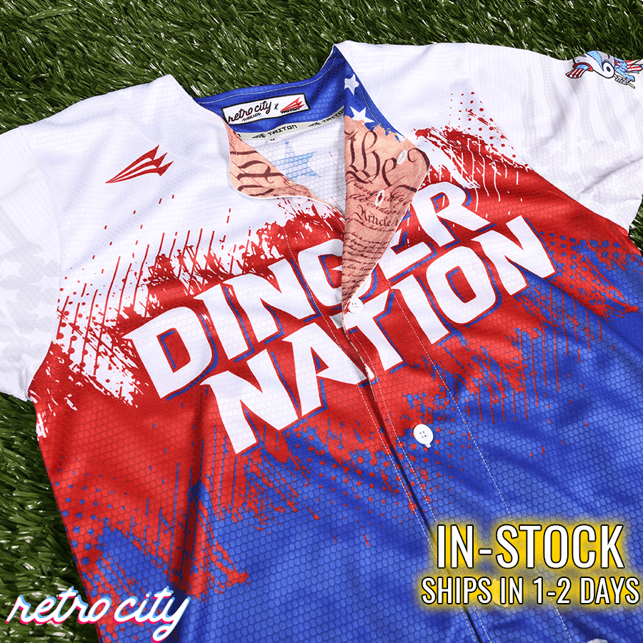 Dinger Nation Seamhead Collection Baseball Jersey *IN-STOCK*