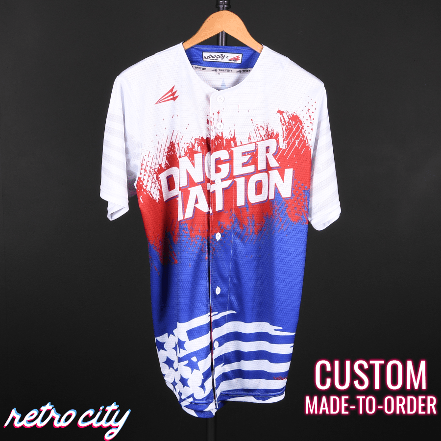 Dinger Nation Custom Baseball Jersey