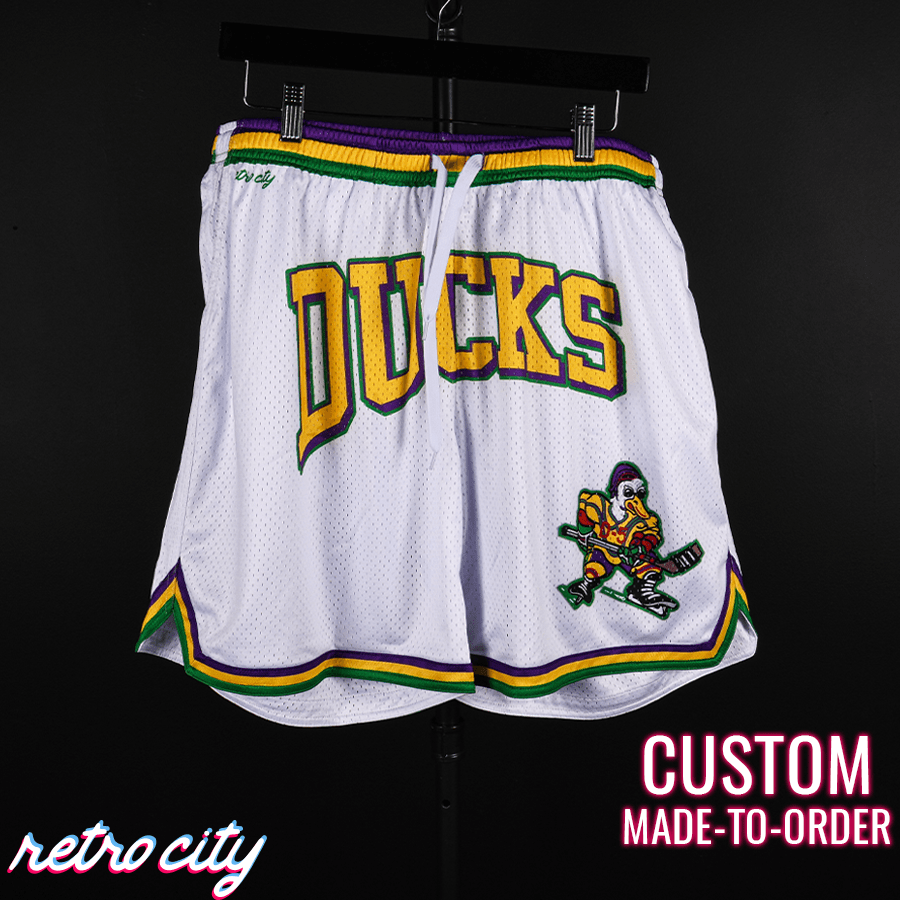 Mighty Ducks Retro Mesh Shorts Retro City Threads
