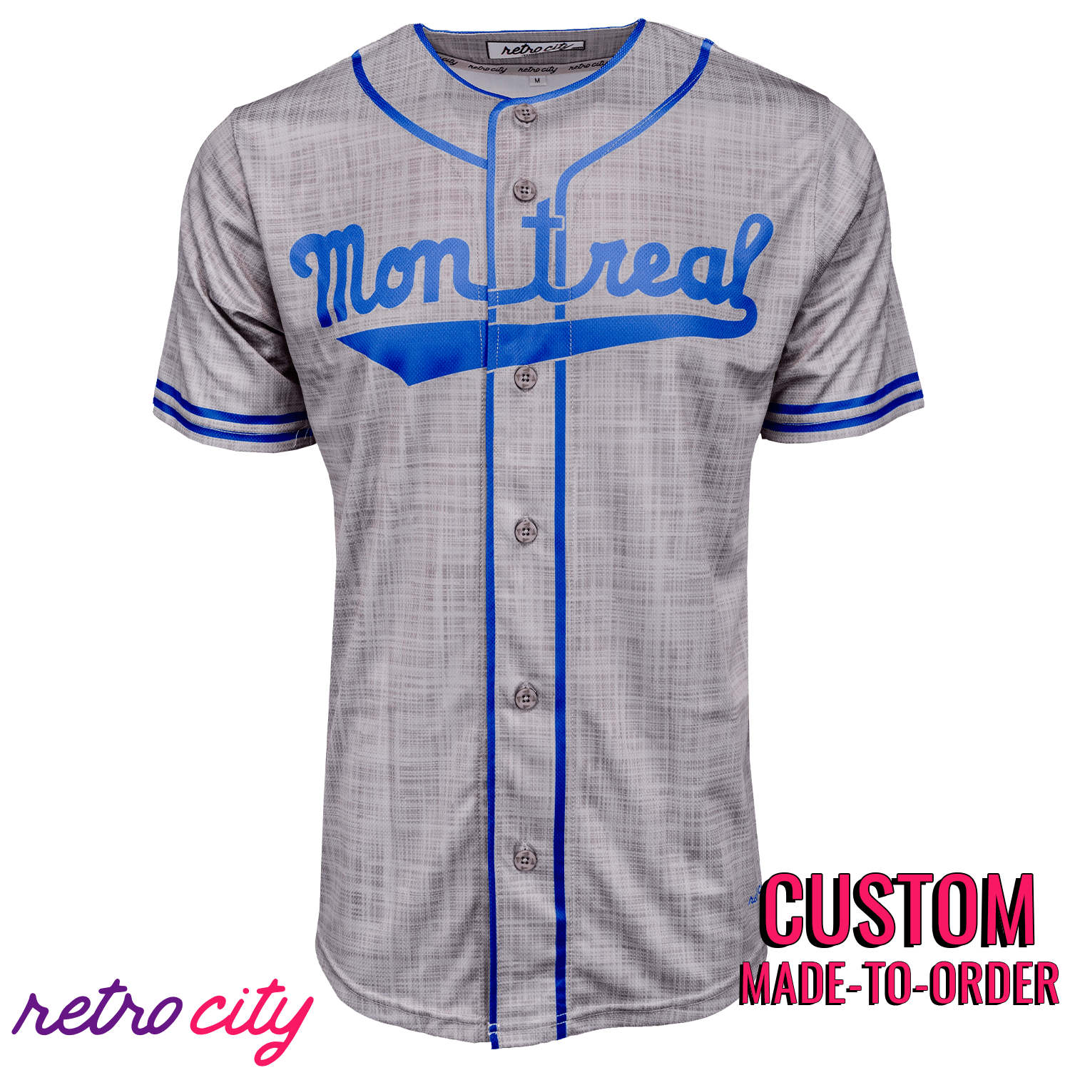 Montreal Royals 1946 Replica Vintage Custom Baseball Jersey