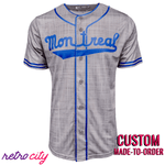 Montreal Royals 1946 Jackie Robinson Replica Vintage Custom Baseball Jersey Ebbets Flannel