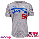 Santurce Cangrejeros 1954 Replica Vintage Baseball Jersey Ebbets Flannel