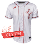 Baseball Cross Seams Full-Button Baseball Jersey