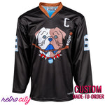 Sudbury Bulldogs Hockey Jersey Sweater Shoresey Letterkenny