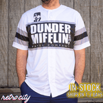 dunder mifflin the office michael scott baseball jersey *in-stock*