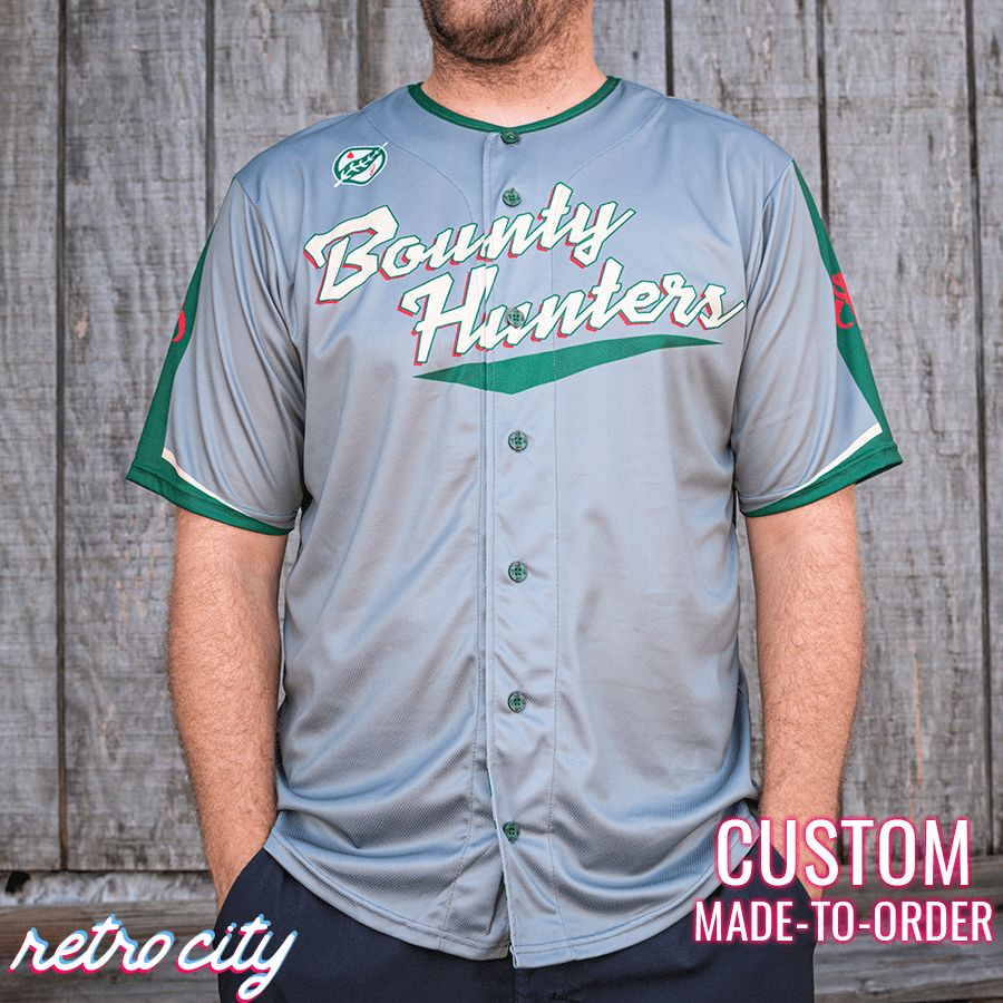 bounty hunters boba fett Disney full-button baseball fan jersey