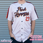 park hoppers disney custom baseball jersey shirt