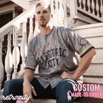 electric city scranton the office full-button baseball jersey