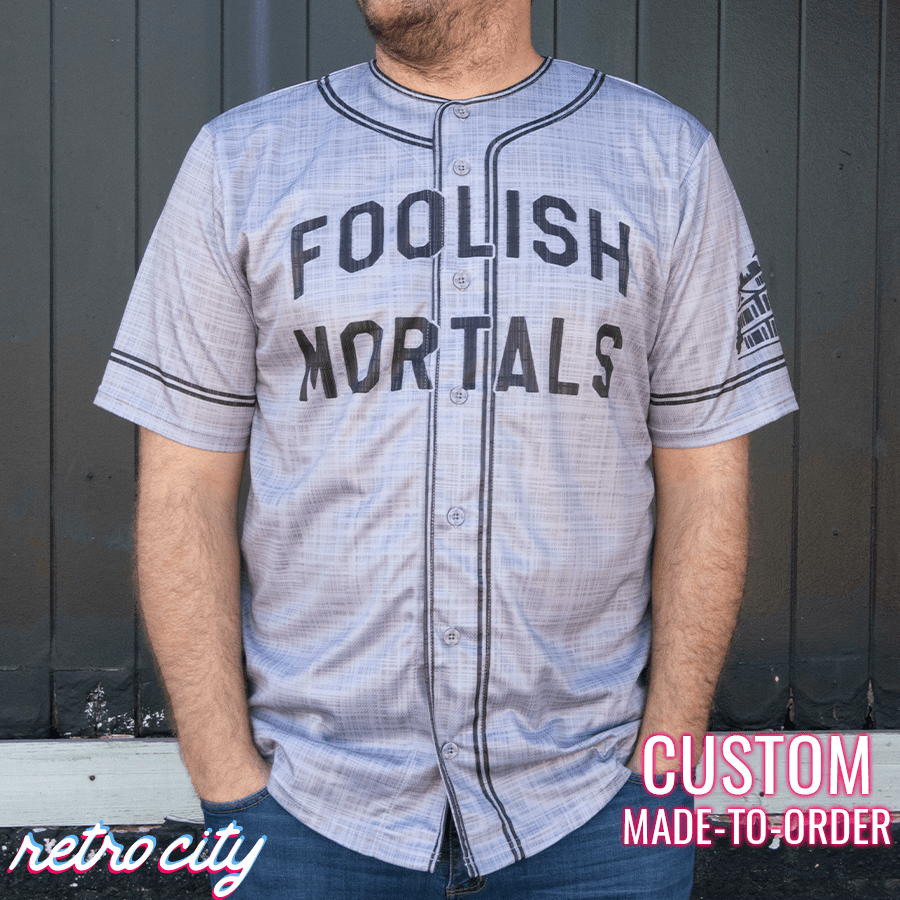 Custom flannel baseball jersey online