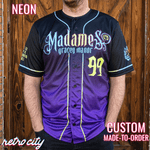 gracey manor madames haunted mansion leota full-button baseball jersey