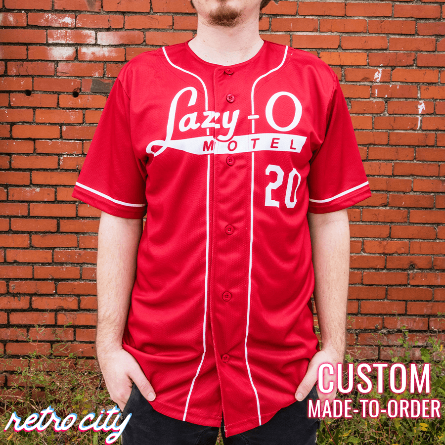 retro-city-threads Lazy-O Motel Ozark Ruth Langmore Custom Cream Baseball Jersey Youth Small