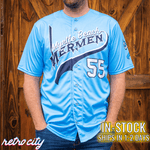 myrtle beach mermen kenny powers baseball jersey *in-stock*