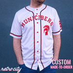 Municiberg Spartans 'Incredibles' Disney Movie Custom Baseball Jersey Cream