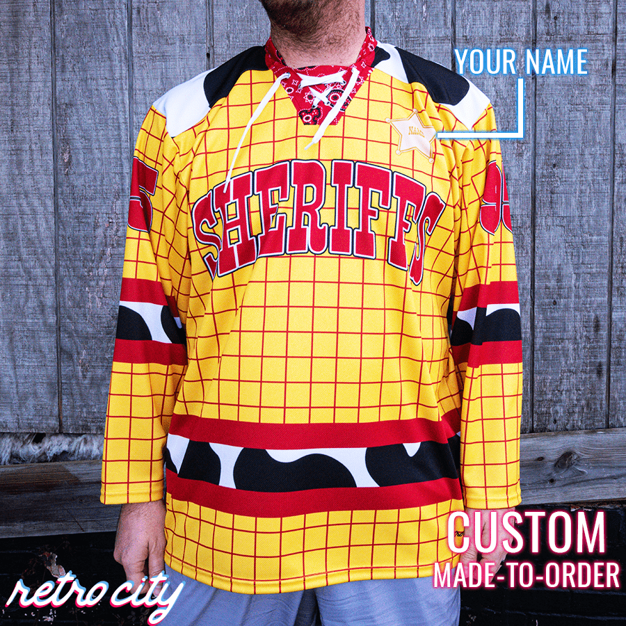 Hockey jersey with your name sales